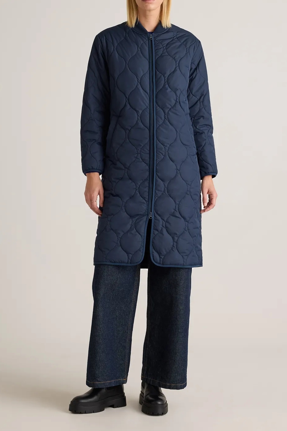 Quince, Featherless Quilted Puffer Long Coat