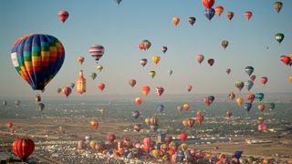 hot air balloons in Albuquerque