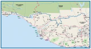 Tour of California stage 5 map.