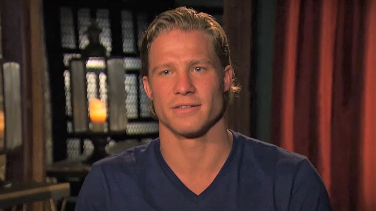 Clint Arlis is shown on The Bachelorette.