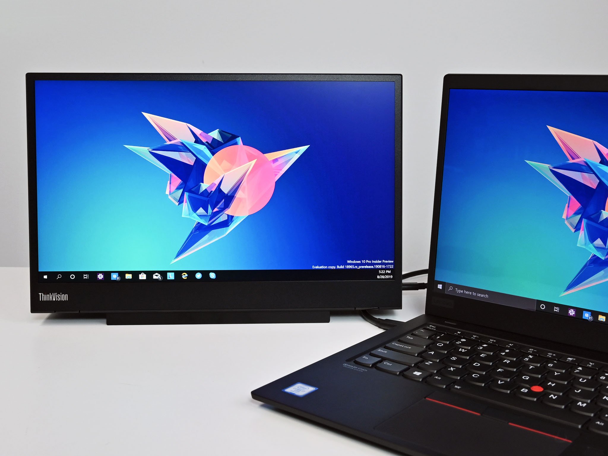 Lenovo ThinkVision M14スマホ/家電/カメラ