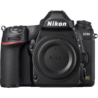 Nikon D780 camera on a white background