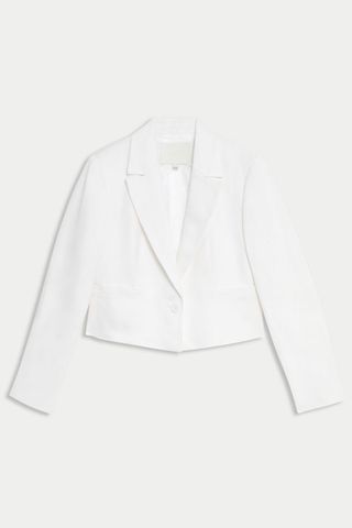 Marks & Spencer linen-blend blazer