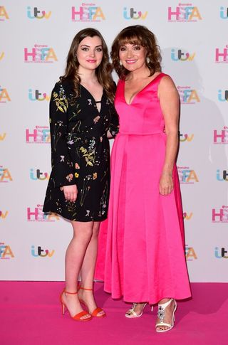 Lorraine Kelly and her daughter Rosie attend the glitzy awards (Ian West/PA)