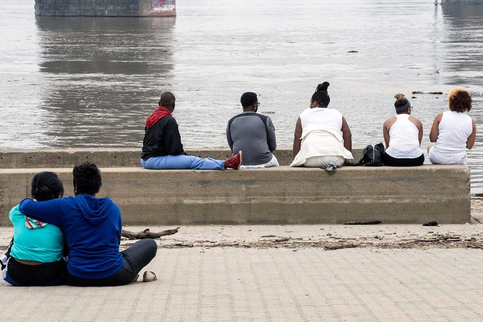 Relatives wait for word on their loved ones who were in a boating accident.