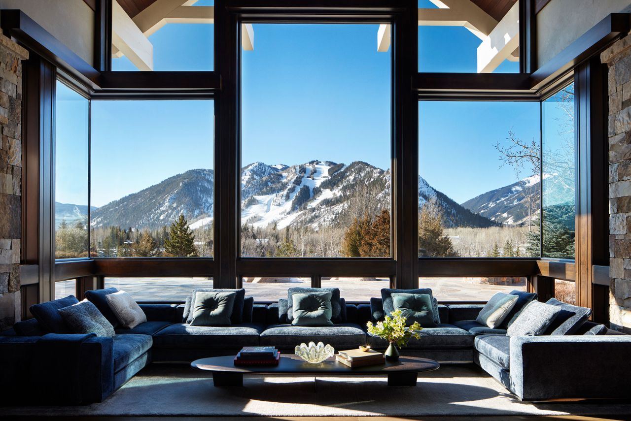 View from Fernanda Dovigi Aspen mountain chalet