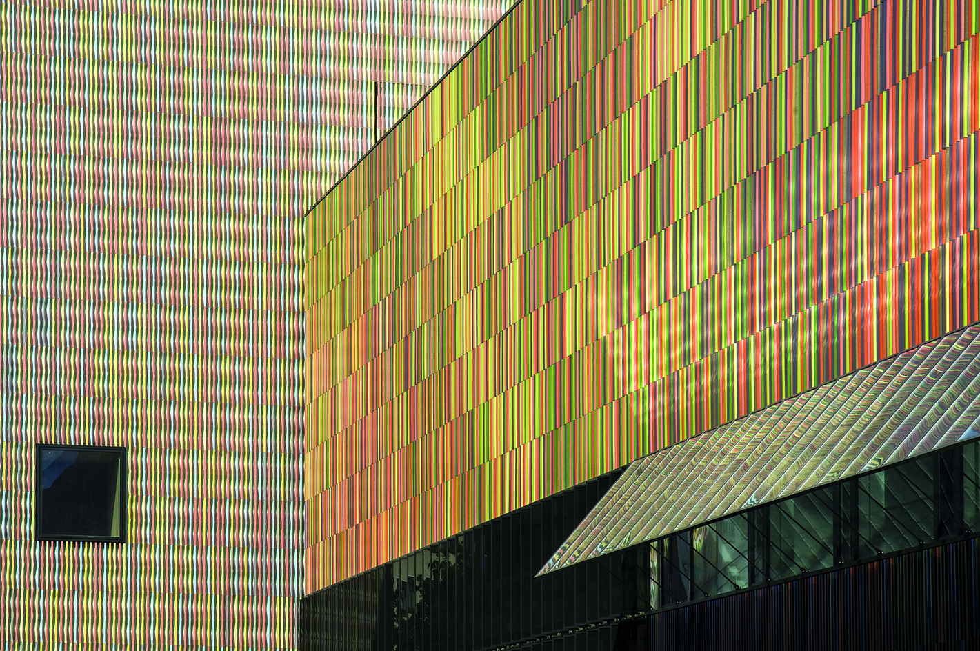 colourful building seen in the pages of book Chromatic Architecture