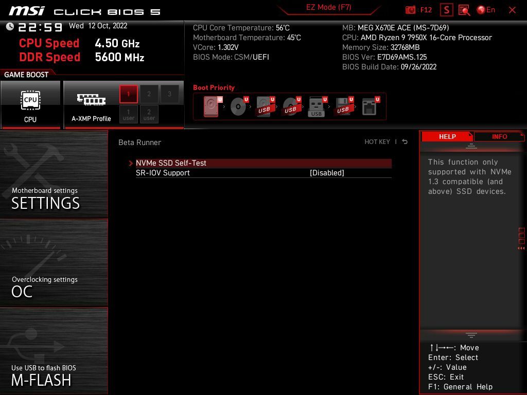 MSI MEG X670E Ace