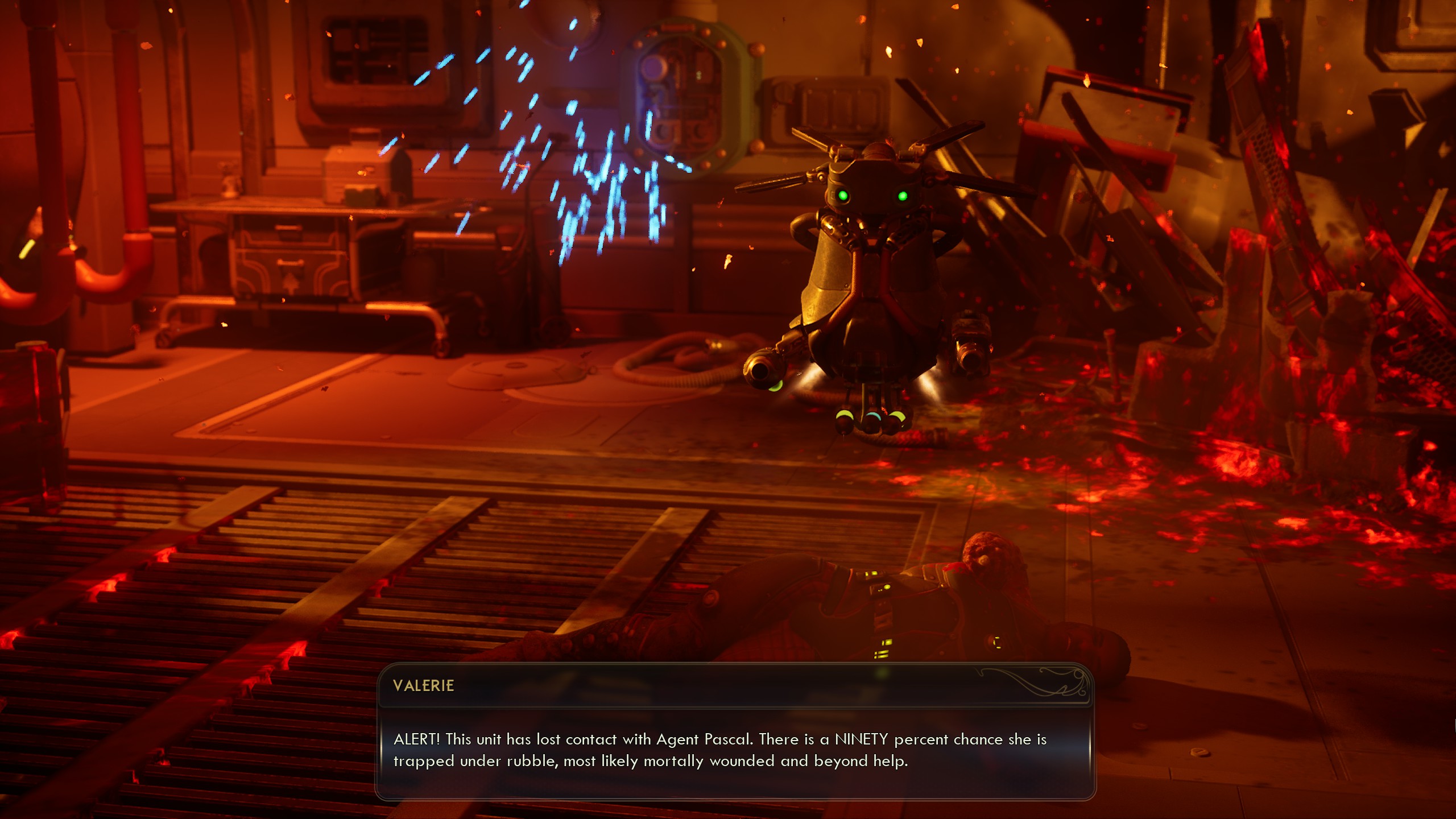 Outer Worlds 2 Security or Central Dispatch choice - Niles unconscious