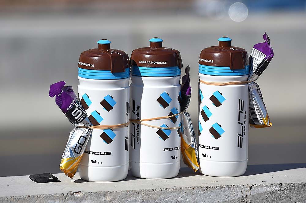 Bidons and bars await the AG2R-La Mondiale riders