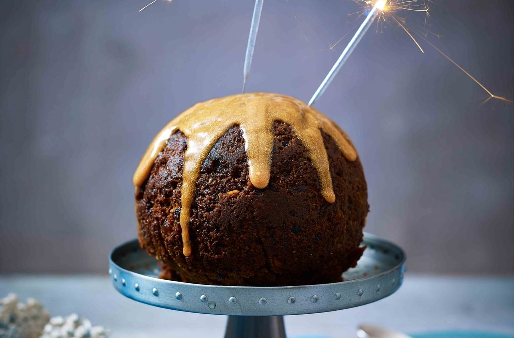 Salted caramel Christmas pudding British Recipes GoodtoKnow
