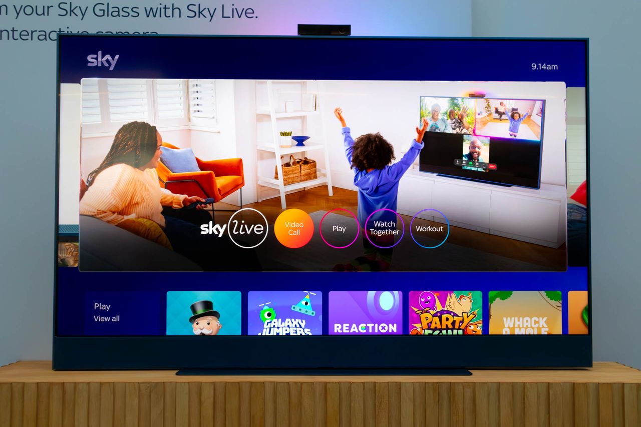 Sky Live on Sky Glass TV