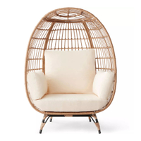 Best Choice Wicker Egg Chair Patio Lounger w/ Steel Frame | was $699.99 now $399.99 at Target