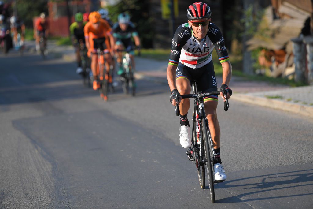 Rui Costa (UAE Team Emirates) has a go