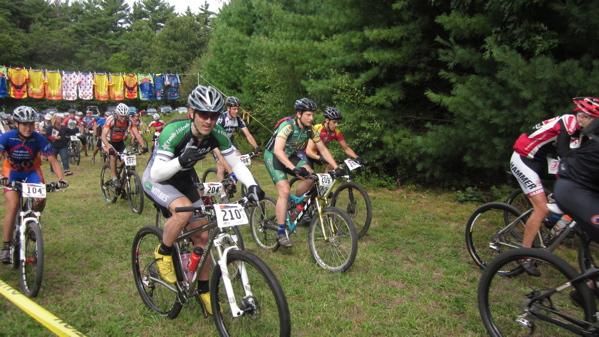 Mike Broderick on his way to winning the Landmine Classic Marathon at the Root 66 finals in Hingham, MA.