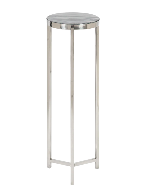 Eveland Round Metal Drink Table