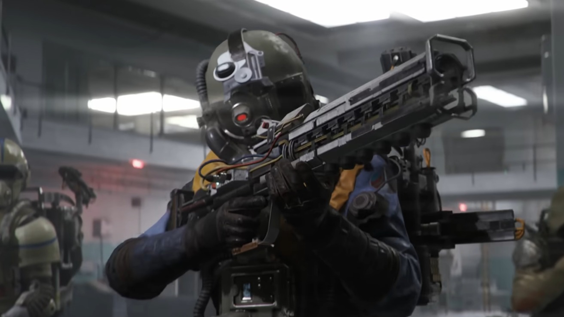 Arc Raiders soldier holding assault rifle