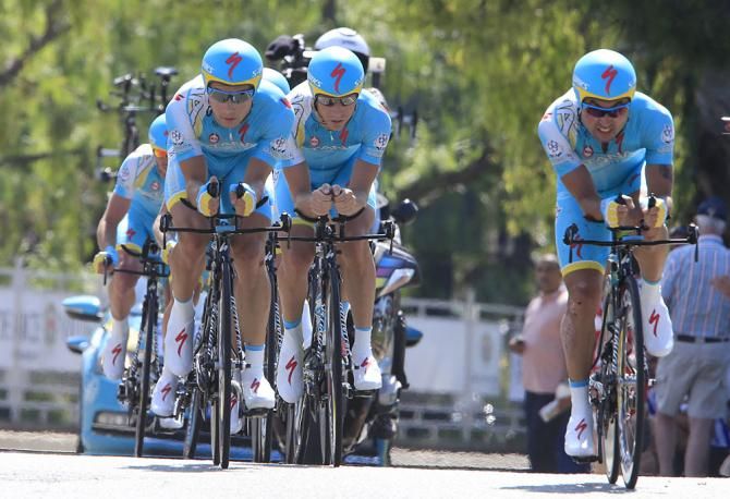 Astana during stage 4