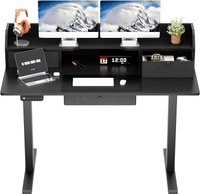 Furmax electric standing desk with triple drawers: Now $170 at Amazon