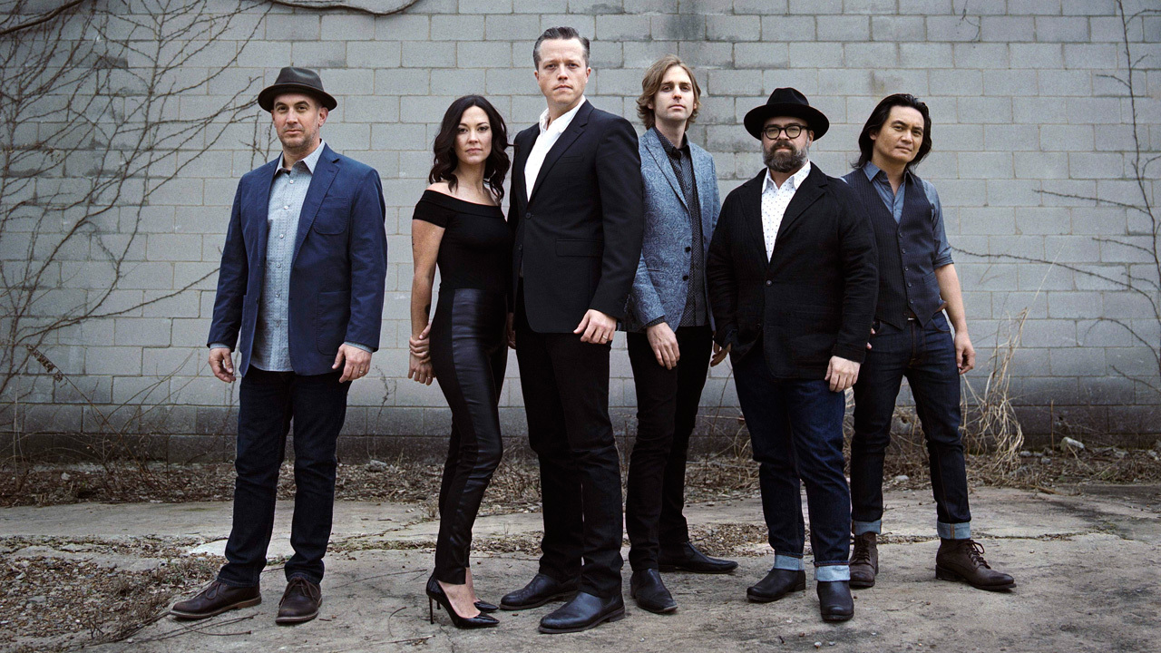 A press shot of Jason Isbell and his band