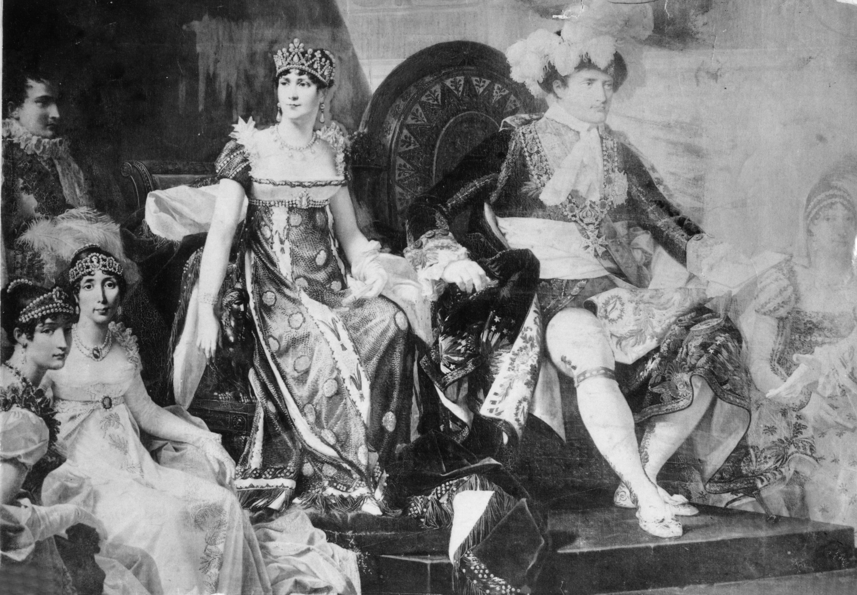 Painting of Emperor Napoleon and Empress Josephine