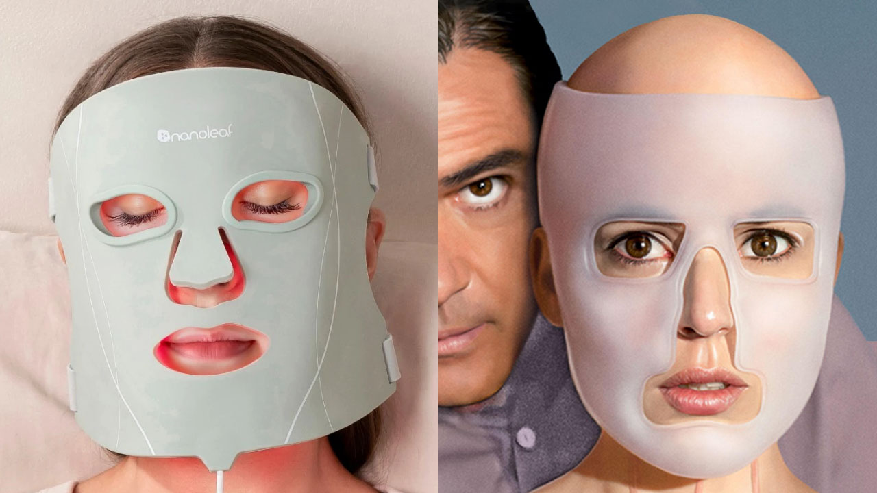 Nanoleaf's light therapy face mask serves The Skin I Live In realness