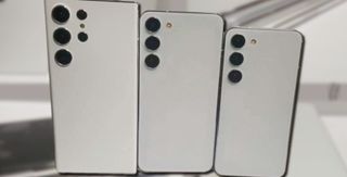 Leaked images of Samsung Galaxy S23 lineup dummy units