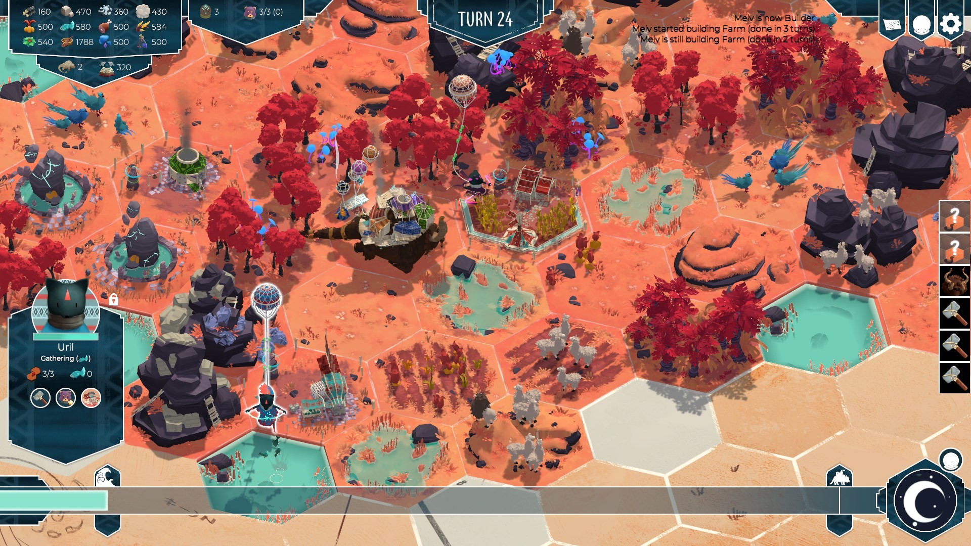  As Far As The Eye is a nomadic roguelike where you control a roving village 
