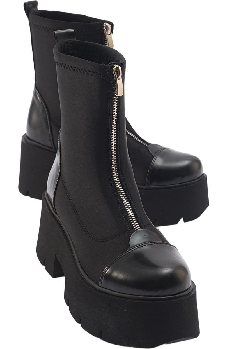 Bray Patent Chunky Boot