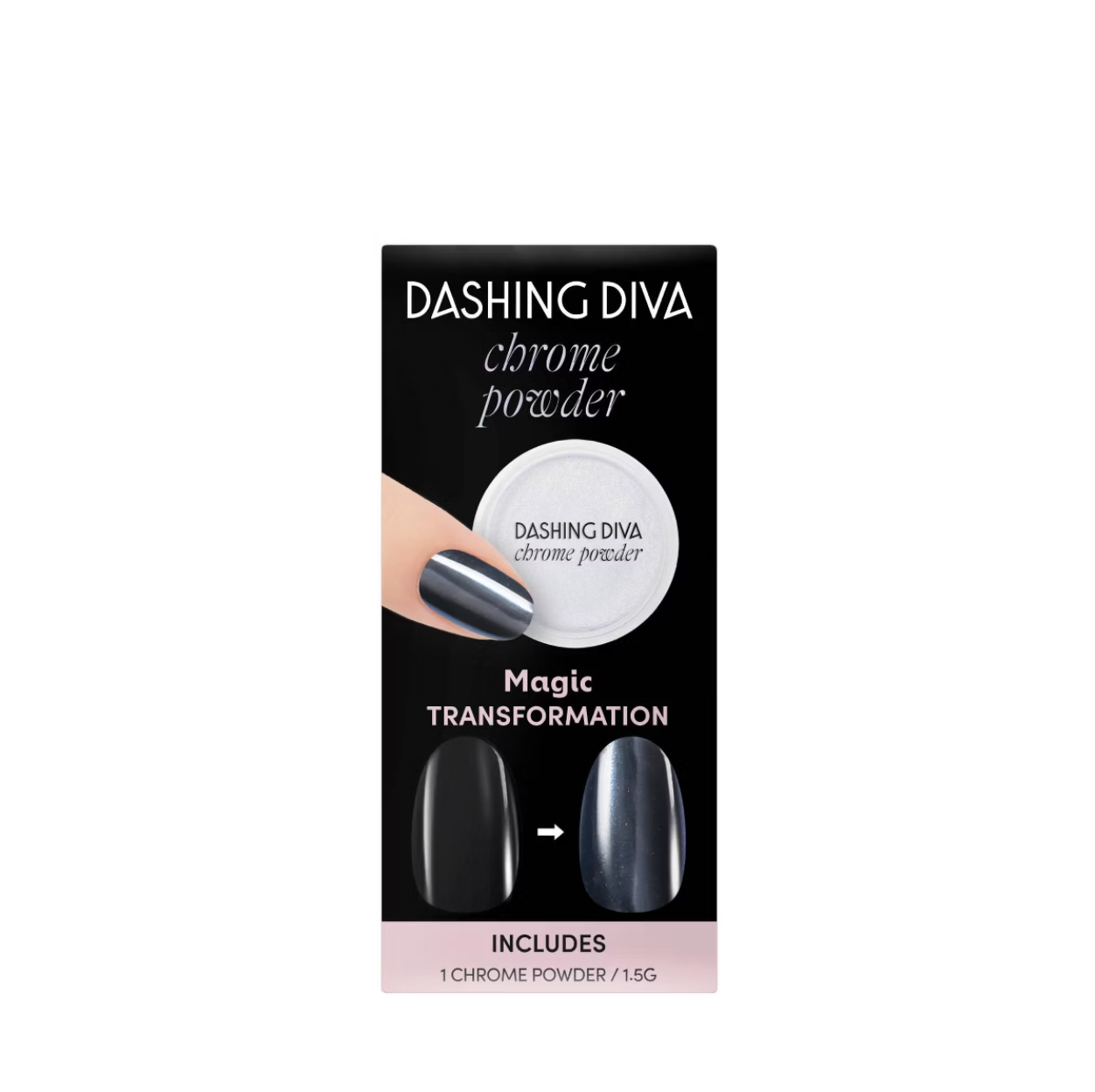 Dashing Diva, Chrome Powder in Soft Gold