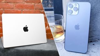 iPhone and MacBook