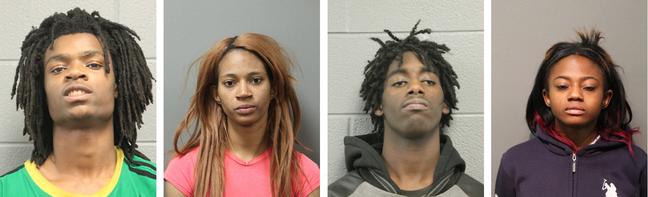 The four suspects in the Chicago Facebook torture case