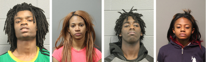 The four suspects in the Chicago Facebook torture case