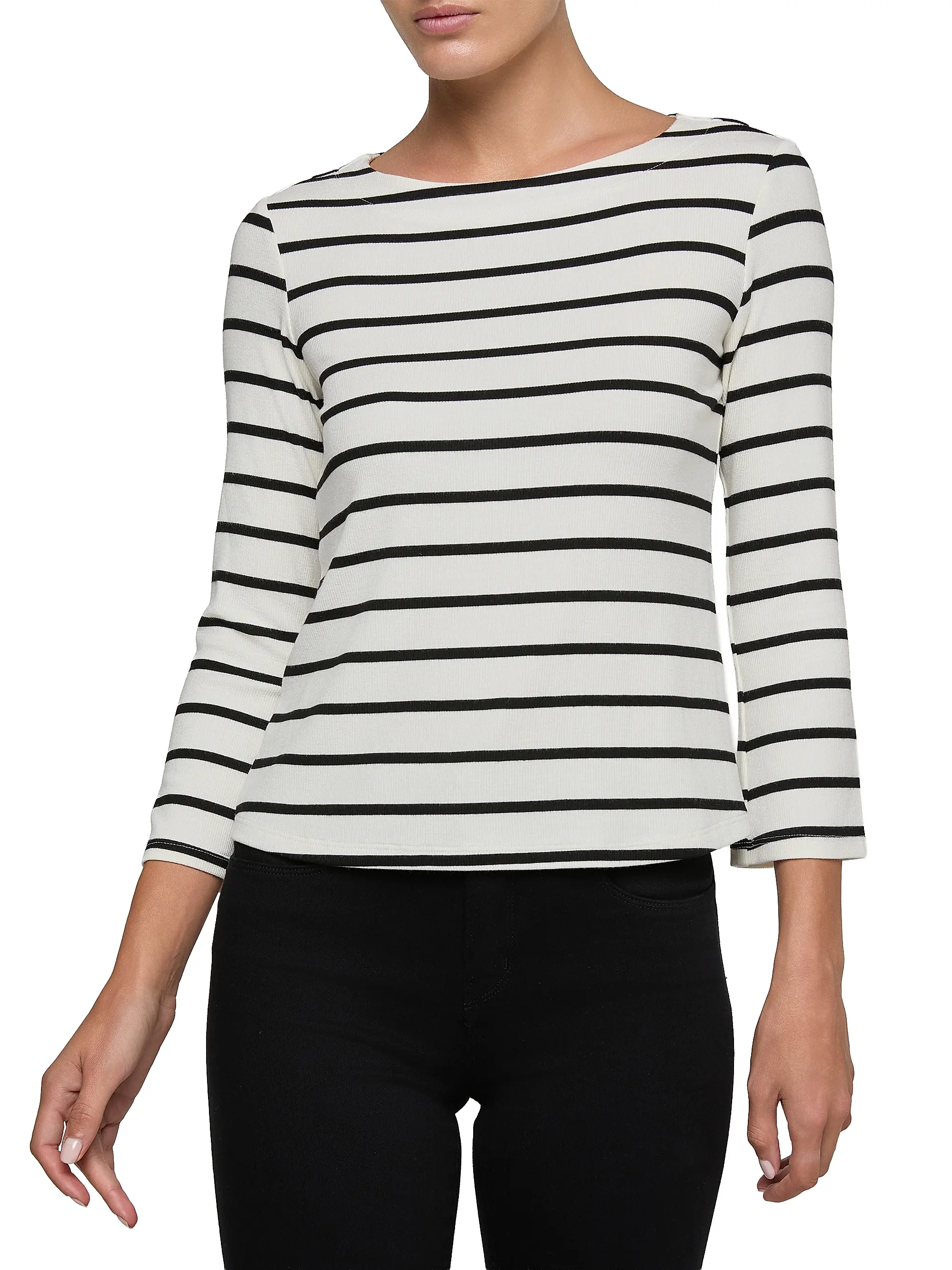 Lucille Striped Boatneck Shirt