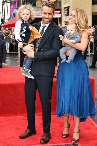 Blake Lively & Ryan Reynolds make their first public appearance with their beautiful family at Ryan's Hollywood Walk Of Fame ceremony in December