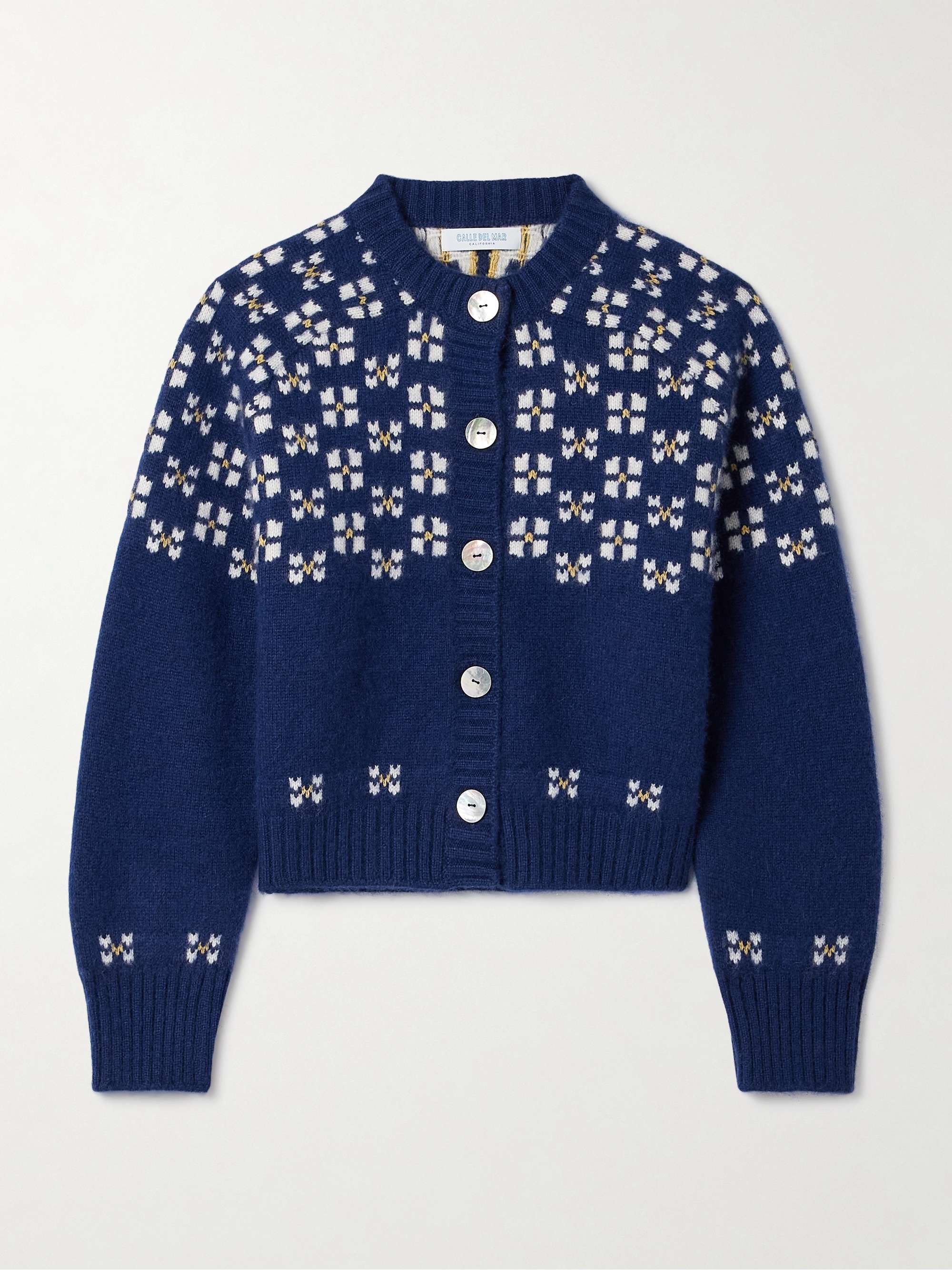 Fair Isle Cashmere Cardigan