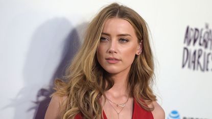 amber heard at the adderall diaries premiere
