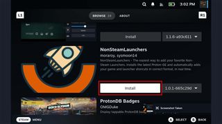 Steam Deck Decky Loader NonSteamLauncher app.