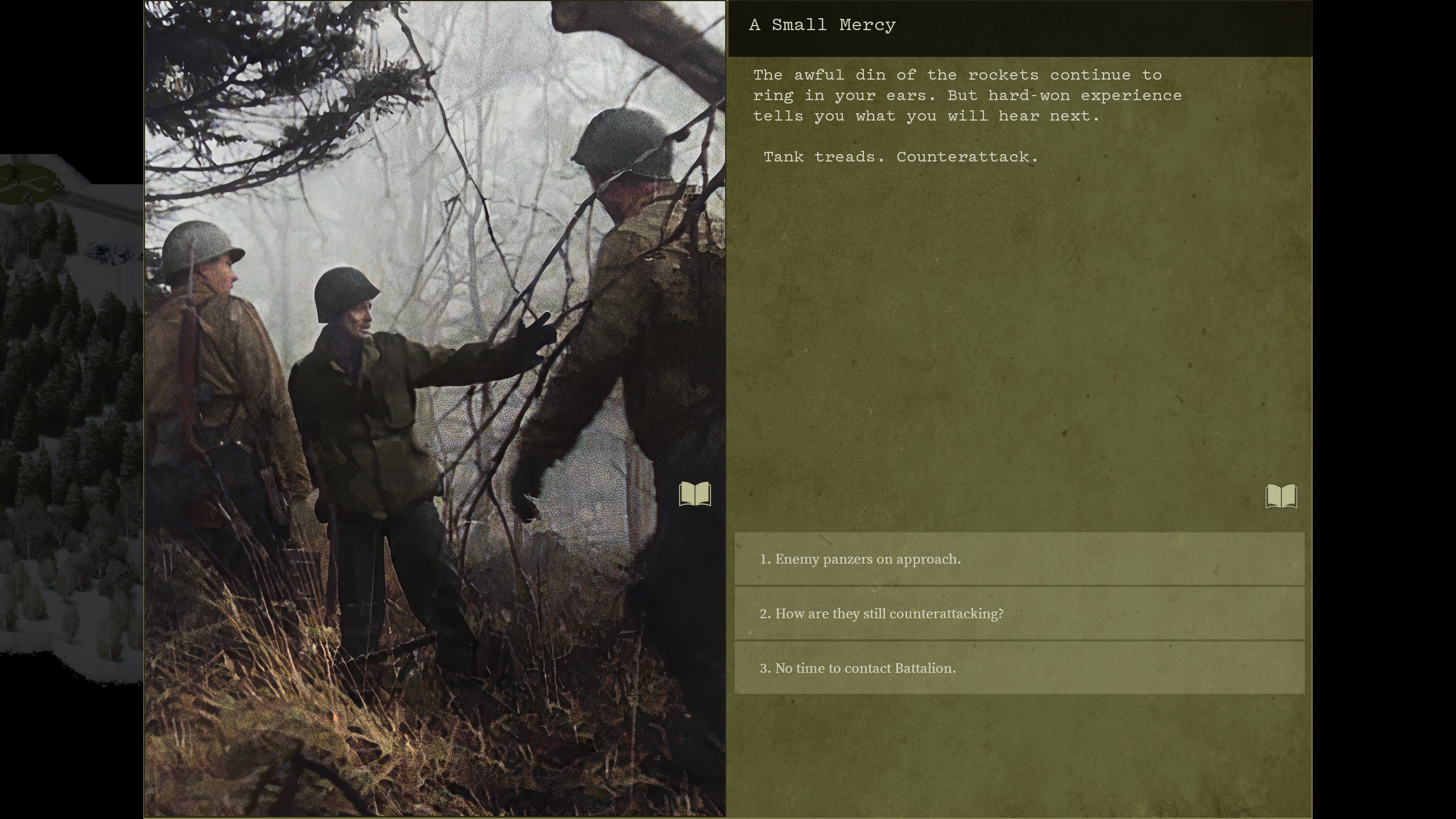 Burden of Command is a WW2 wargame that saddles you with anxiety about each soldier's life