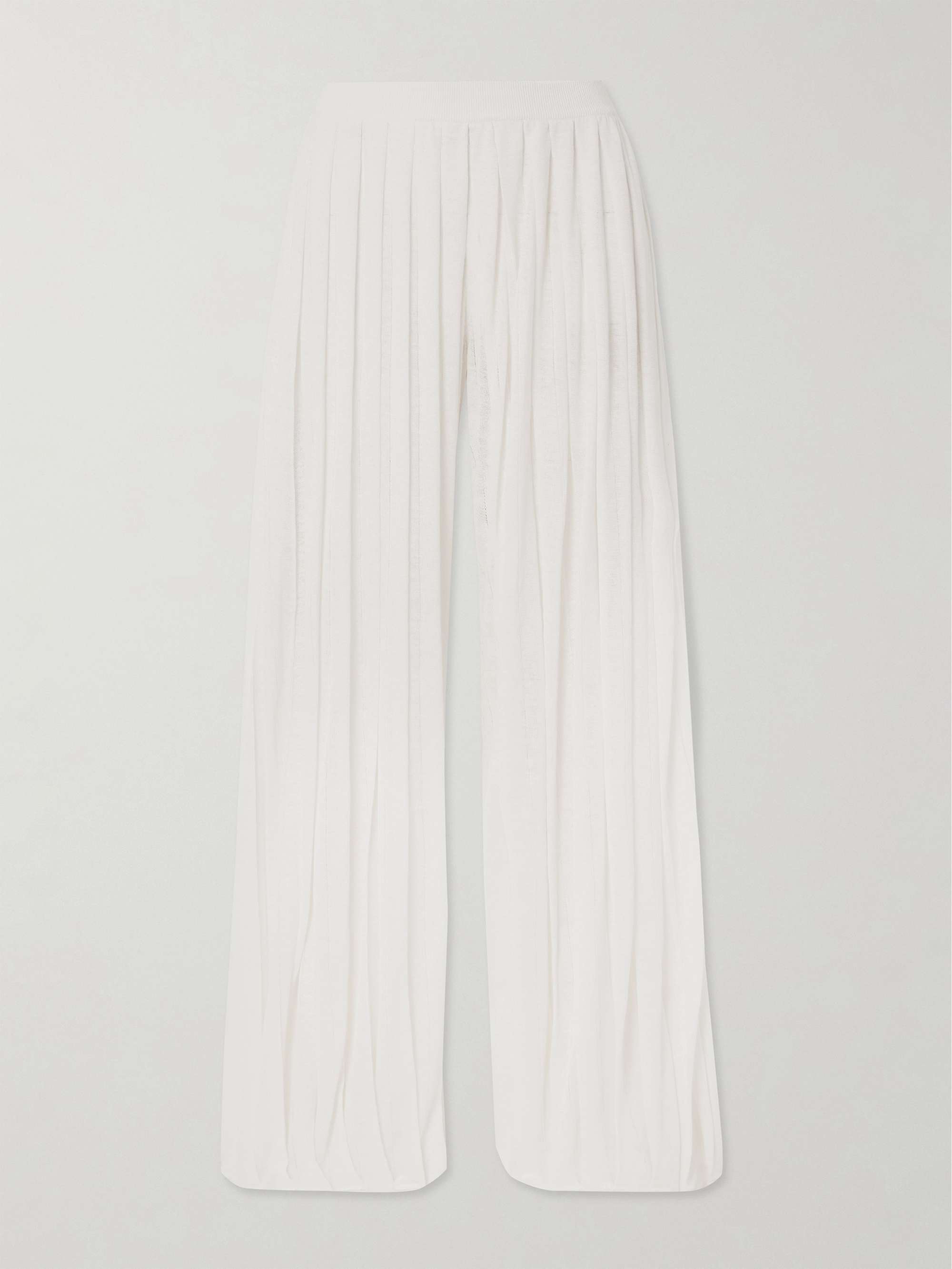Balloon Pleated Linen Pants