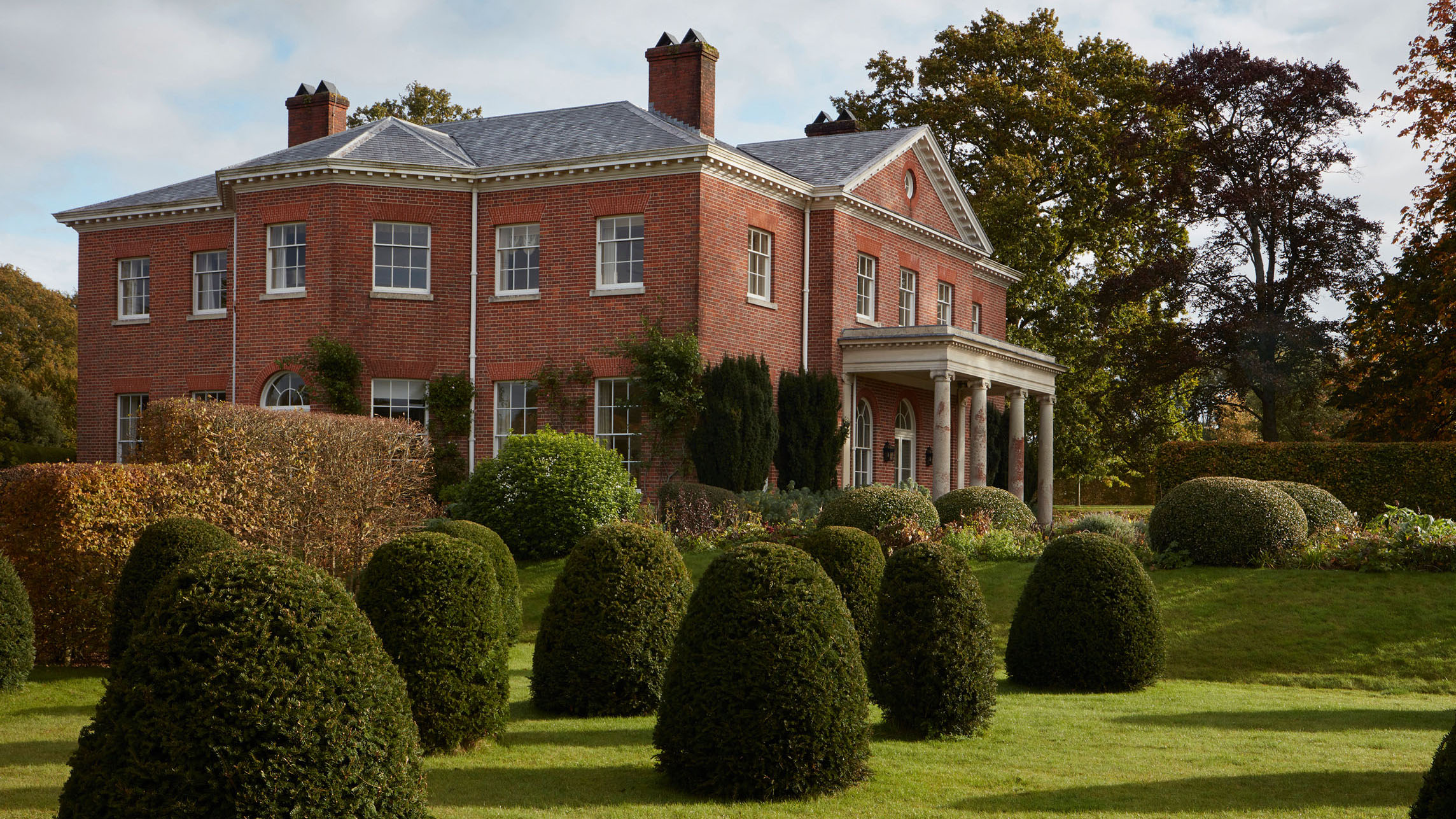 A newly-built country house