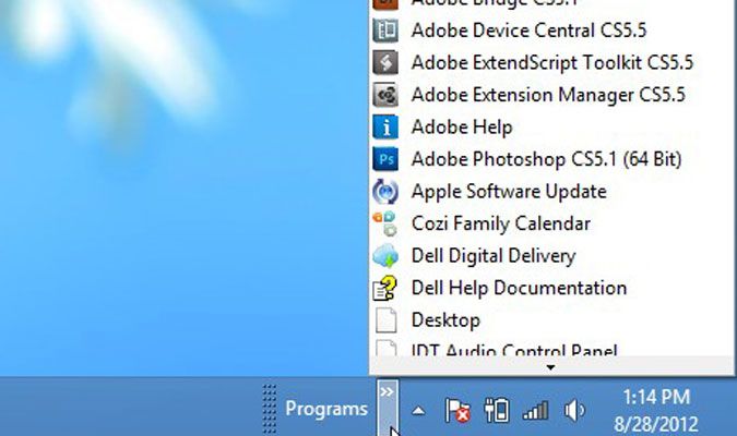 How to Add an All Programs Button to the Windows 8 Taskbar | Laptop Mag