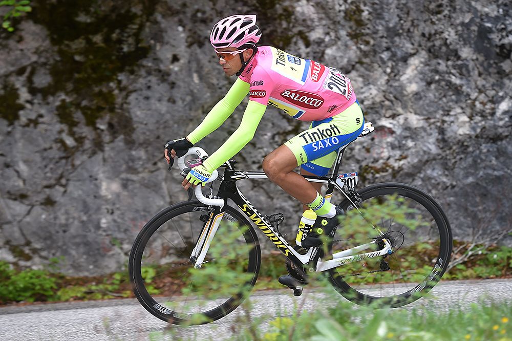 Alberto Contador(Tinkoff-Saxo) survives second summit finish despite should injury