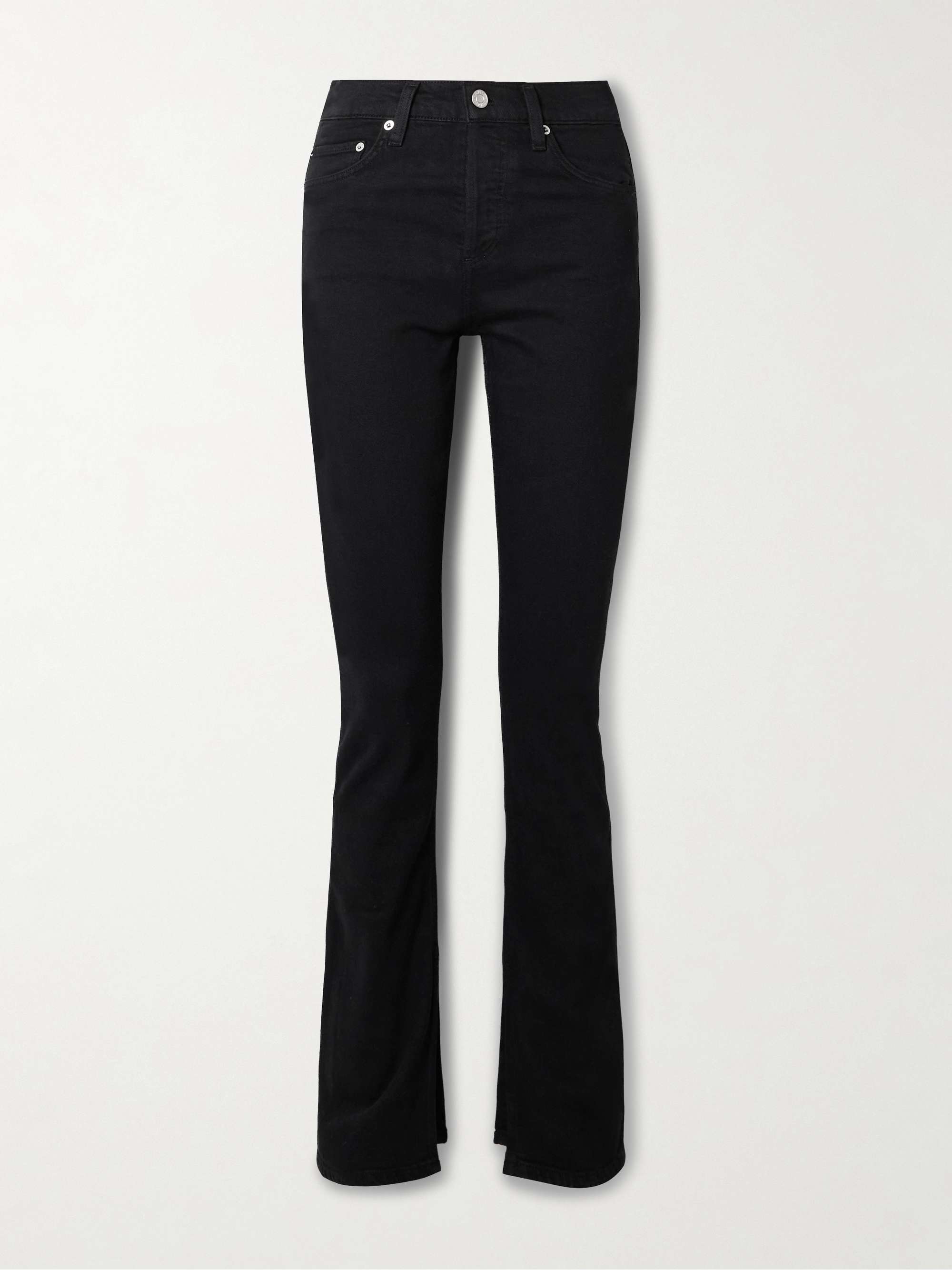 Ingram Split High-Rise Flared Jeans