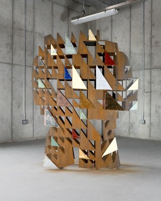 Sculptural object, part of The New Transcendence at Friedman Benda