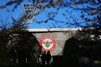 Exterior view of Liverpool opponent Brentford's home ground, the Gtech Community Stadium.