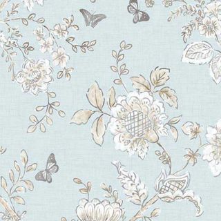 Patton Norwall Blue Beige Wallpaper