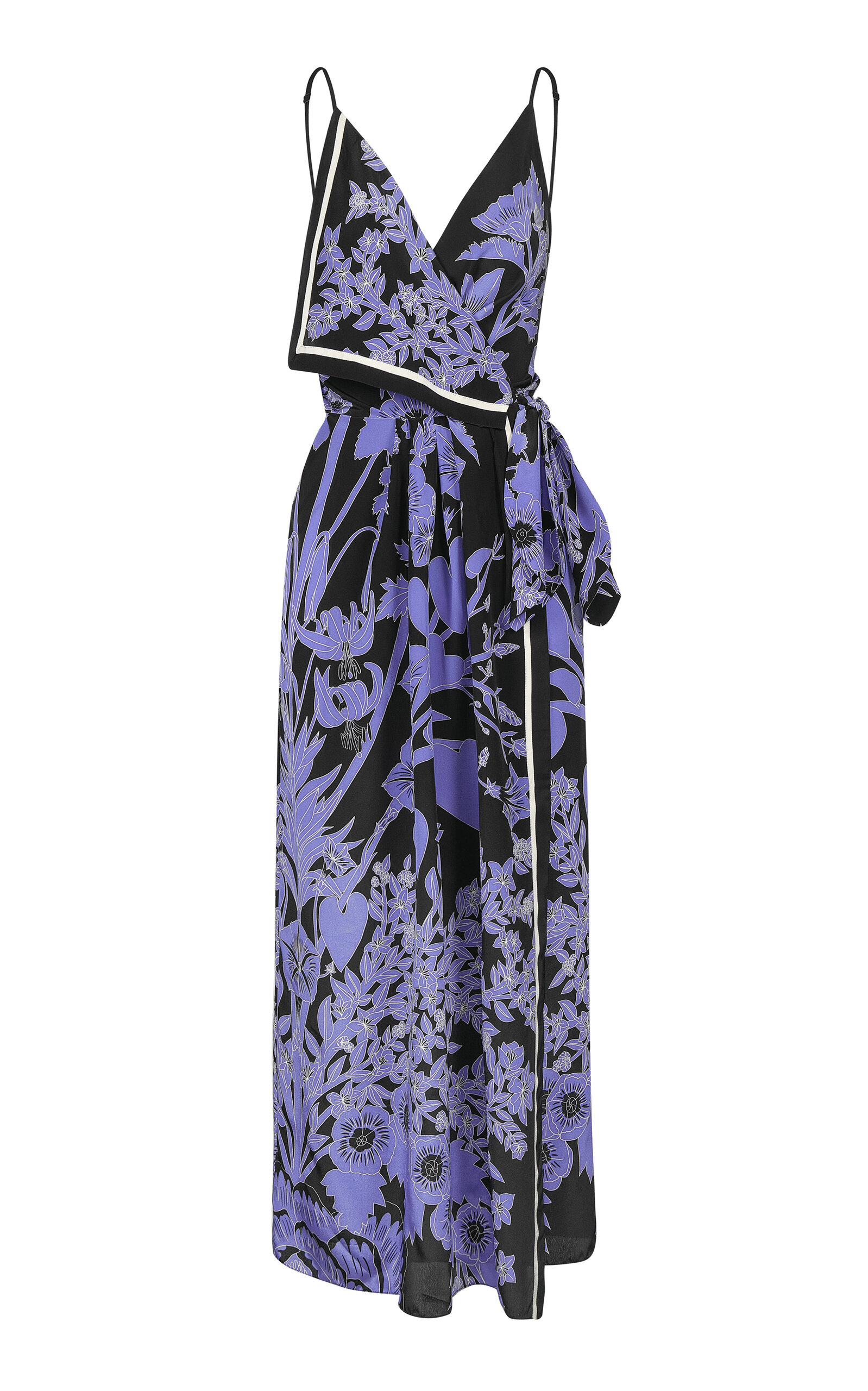 Nouvel Arome Silk Maxi Dress