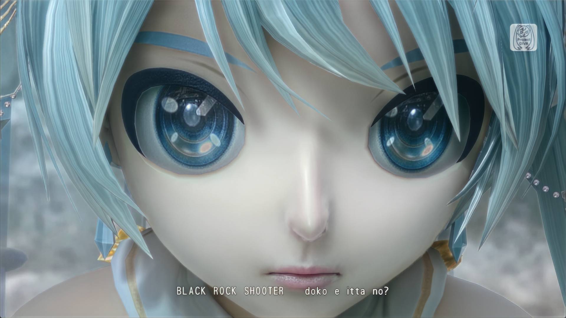 A close up of Miku Hatsune's face with the DLSS 5 mod on