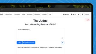 The Judge free AI tool